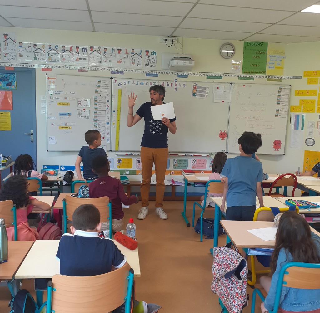 Intervention poétique à l'école primaire Bony-Aventurière